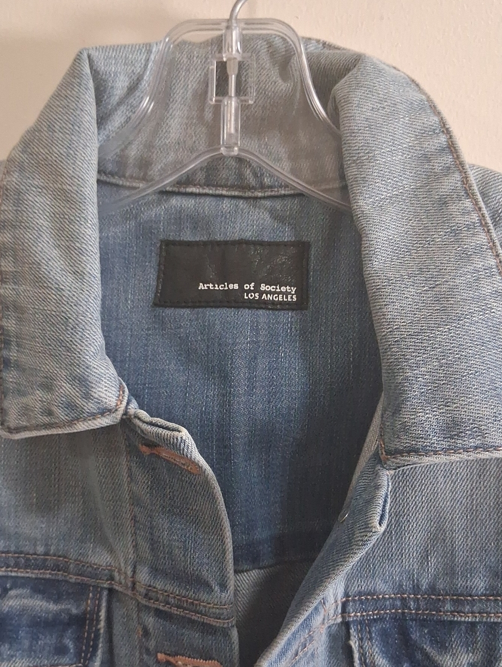 NWT Womens Articles of Society Denim Jacket Size Small - Picture 4 of 10